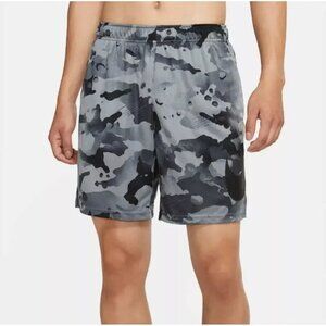 Nike Dri-FIT Camo Training Shorts Black/Grey Fog Camo Men's 2XL